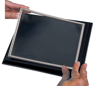 Silver Frames Plaque Covers - Maximum Frame Size